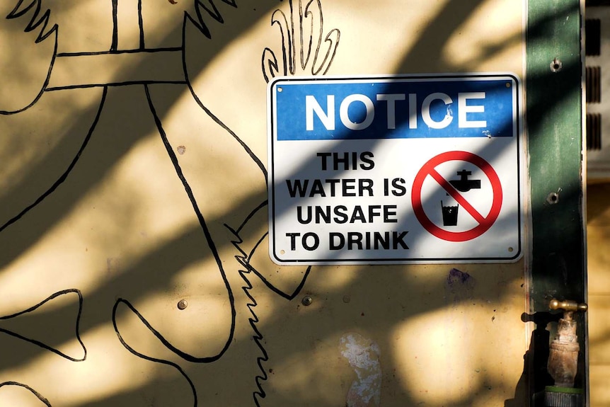 Do not drink the water