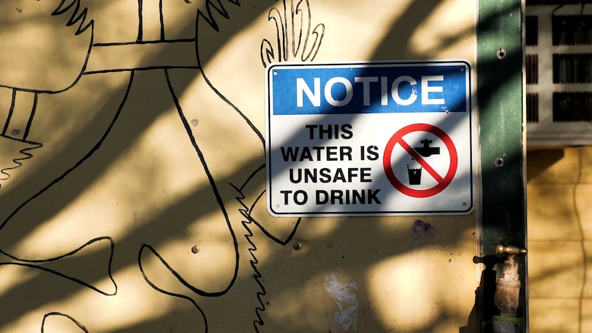 Do not drink the water