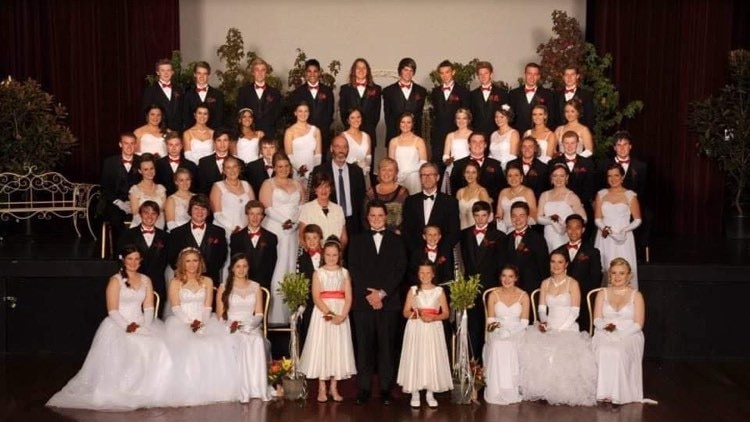 Group shot of deb ball in Mirboo North