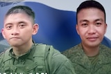 Two men in Philippine Army uniforms.