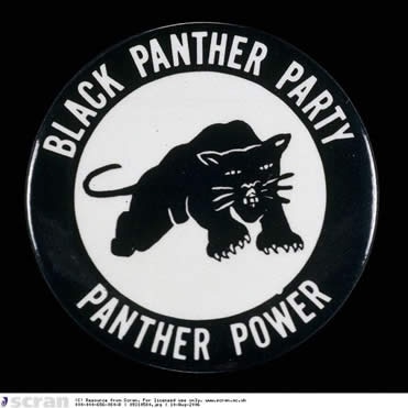 The badge of the Black Panther Party