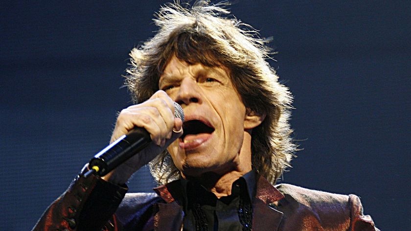 Rolling Stones lead singer Mick Jagger
