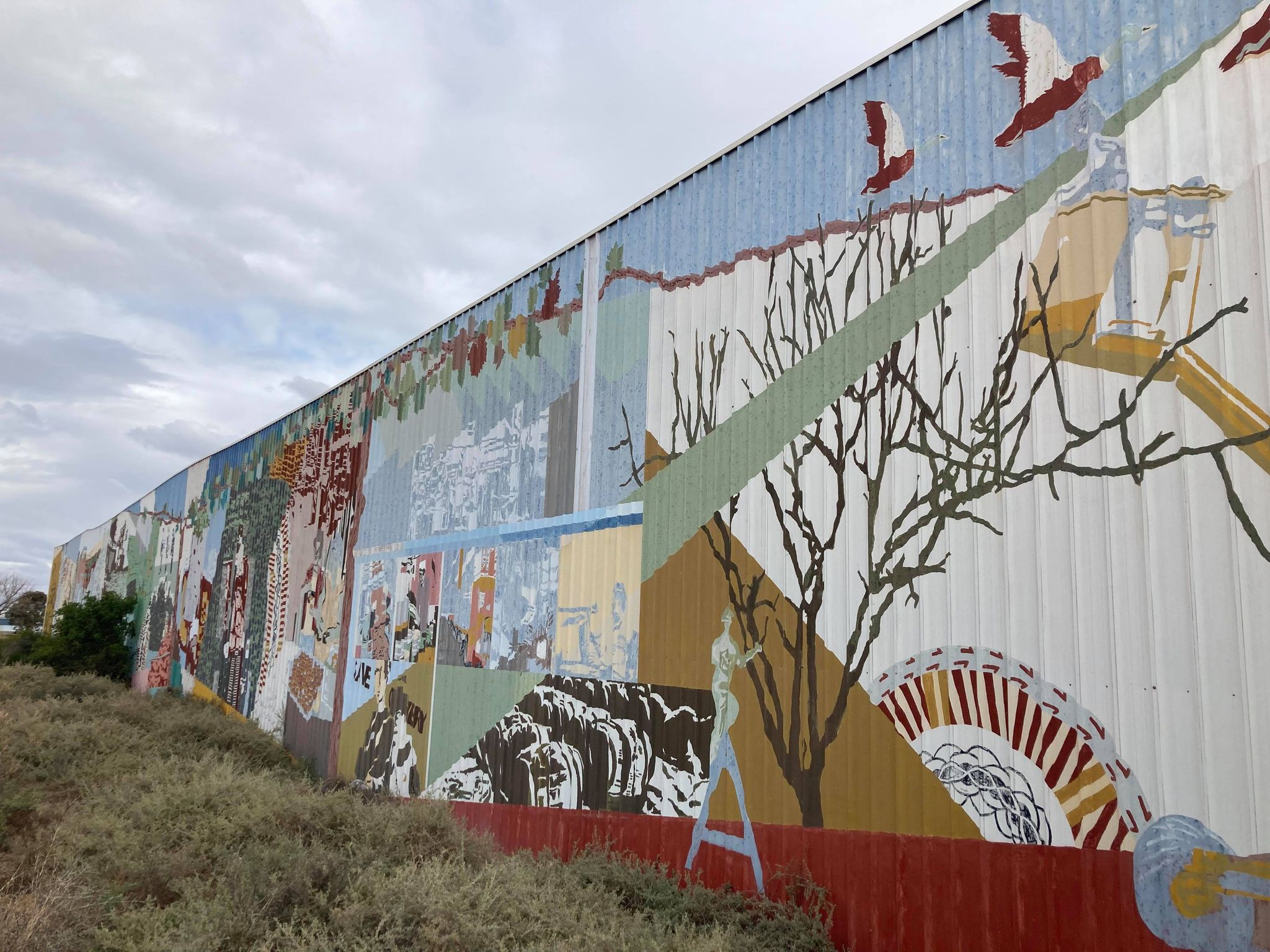 Riverland Mural Created Through Hard Work Of Berri Residents Facing Deconstruction Abc News