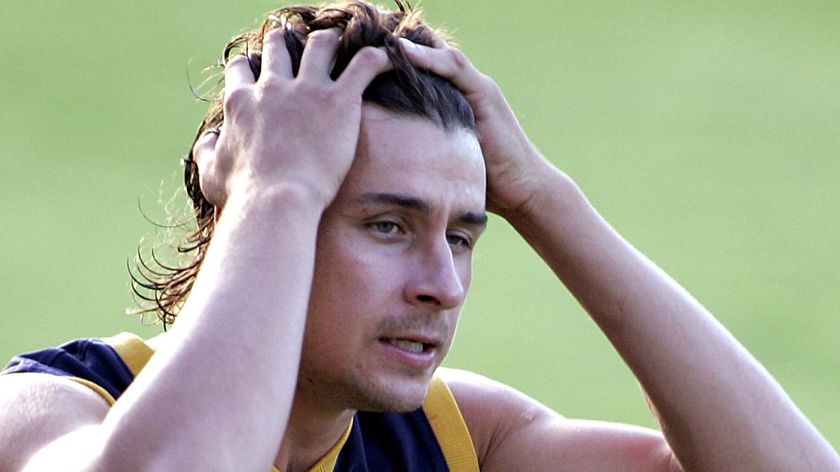 West Coast Eagles player Andrew Embley