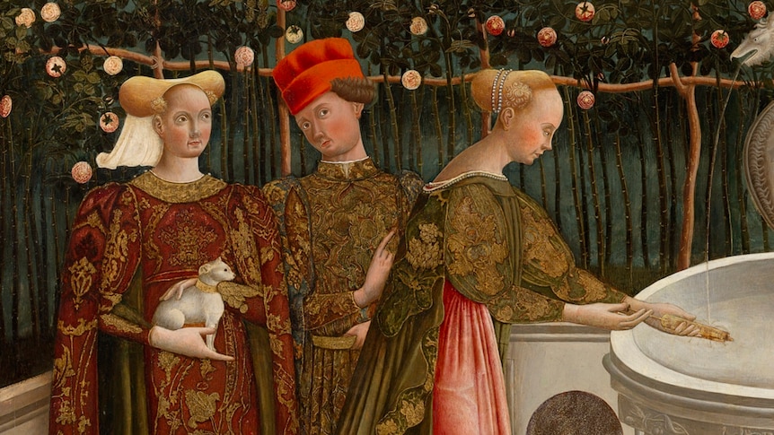 Details of Renaissance painting