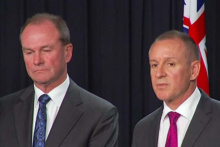 Jay Weatherill and Martin Hamilton-Smith