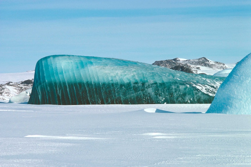 Not all icebergs are white: Here's what makes them blue, green or striped -  ABC News