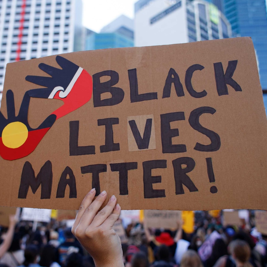 picture of Black Lives Matter placard