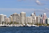 The Gold Coast skyline and Broadwater.