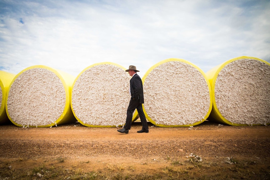 Barnaby Joyce near Dalby