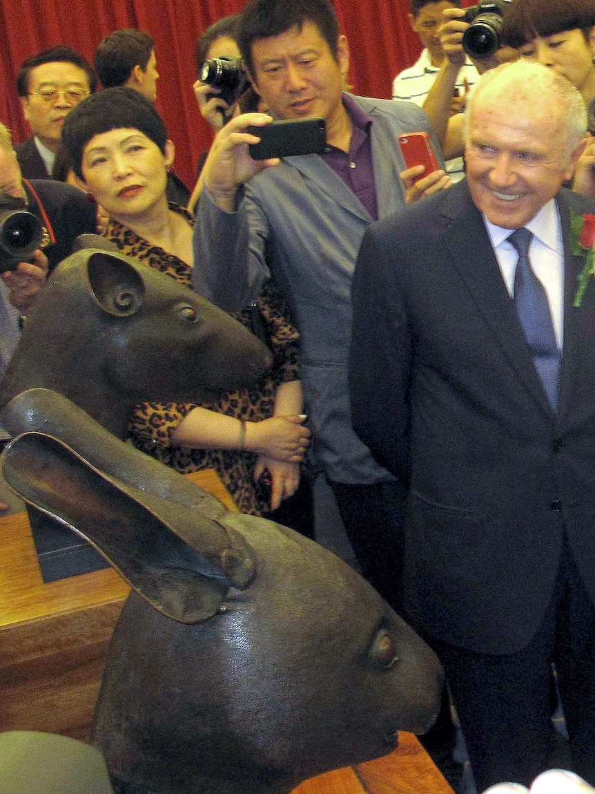 Chinese bronze statues returned to Beijing