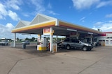The outside of a Coles Express petrol station