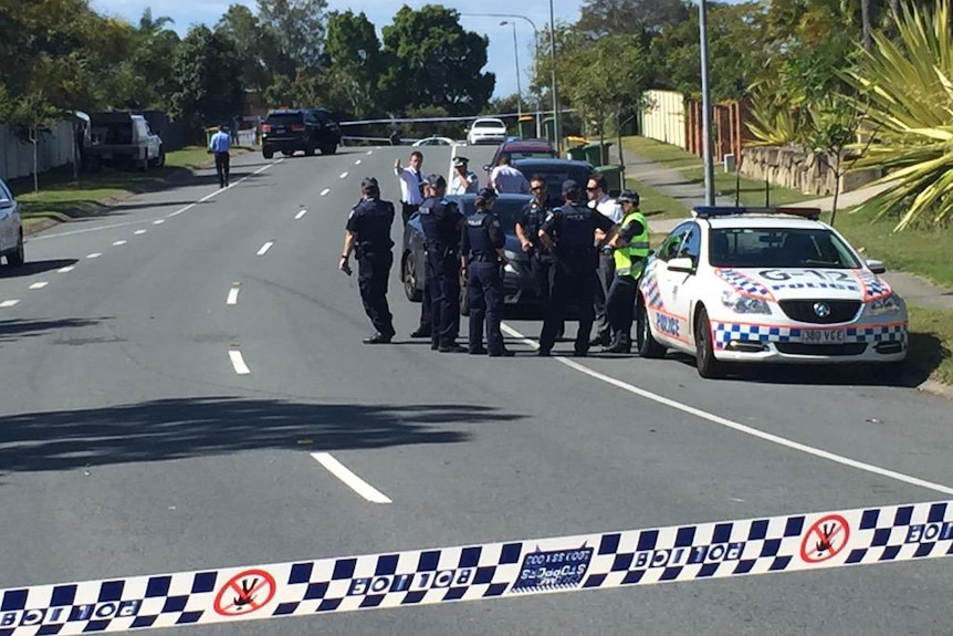 Police at alleged road rage incident at Molendinar on Queensland's Gold Coast