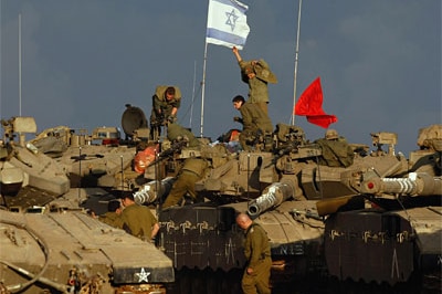 Israeli troops mobilise near Gaza