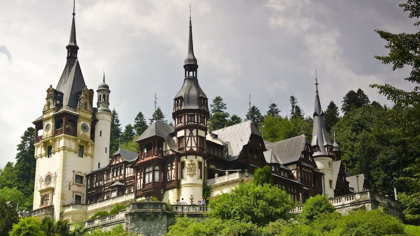With a view over the Carpathian Mountains, Peleş Castle in Prahova Country, Romania is a stunning rural escape (Pixabay: gavia26210)