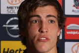 Young Viney faces the media