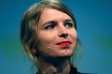 Chelsea Manning speaks at a conference in Berlin.