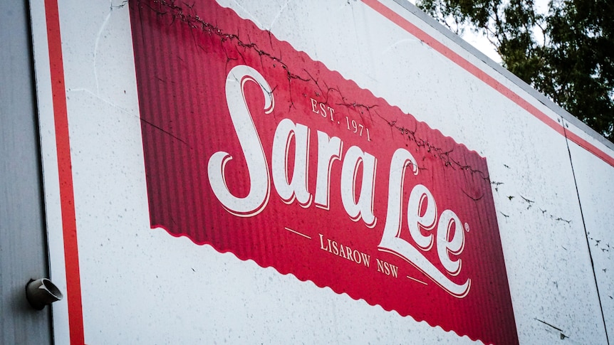 Sara Lee sign in Lisarow.