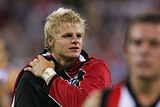 A forlorn Nick Riewoldt