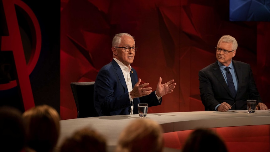 Malcolm Turnbull speaks on Q&A