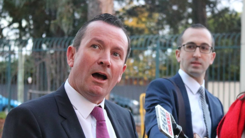 Western Australian Premier Mark McGowan at COAG in Hobart