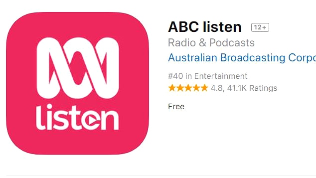 ABC listen App Store review ratings
