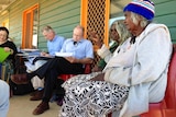 Bunny Nabarula gives evidence to a special Federal Court hearing at Muckaty Station.