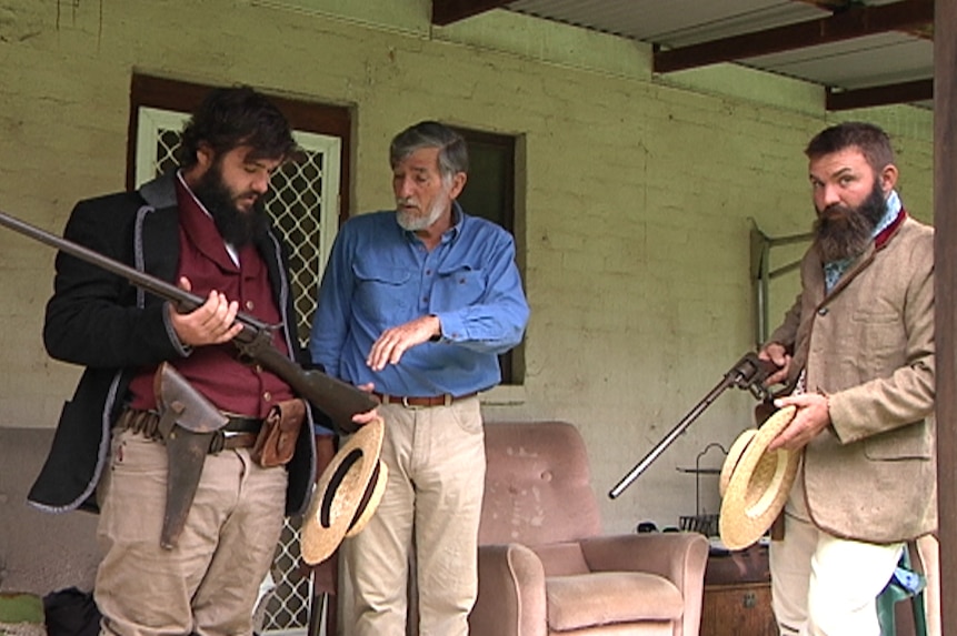 Peter Smith  with Tom and Luke Clarke