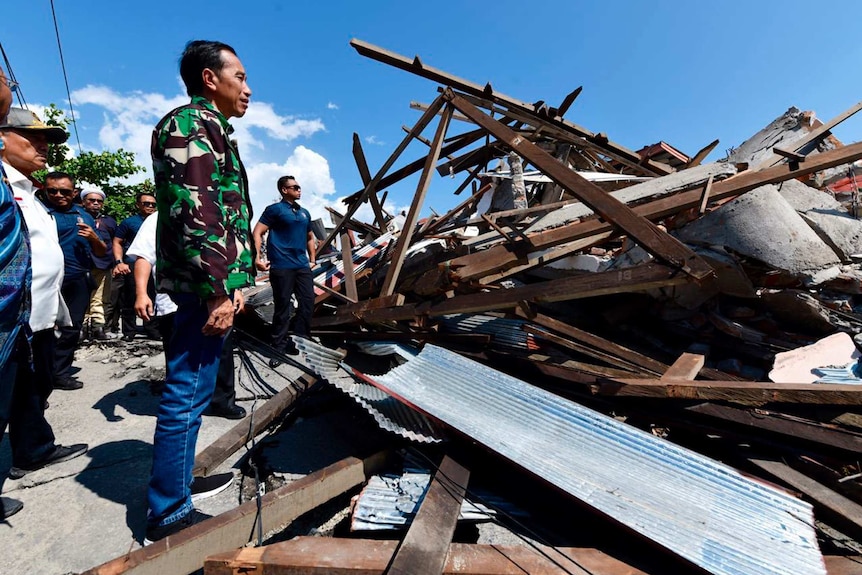 Tsunami wreckage