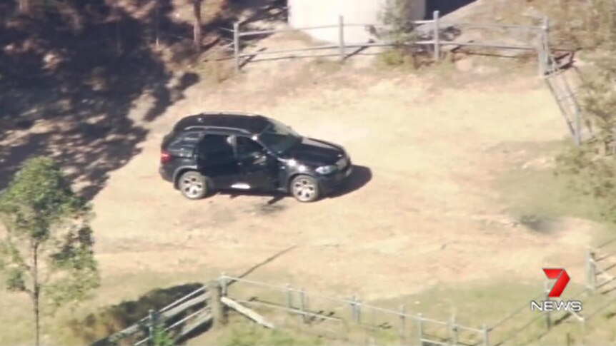 The abandoned BMW near Advancetown