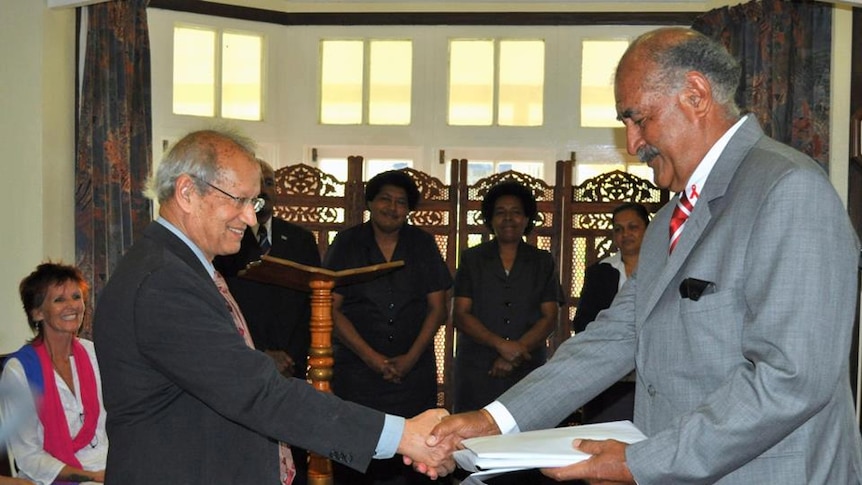 Fiji govt receives draft constitution