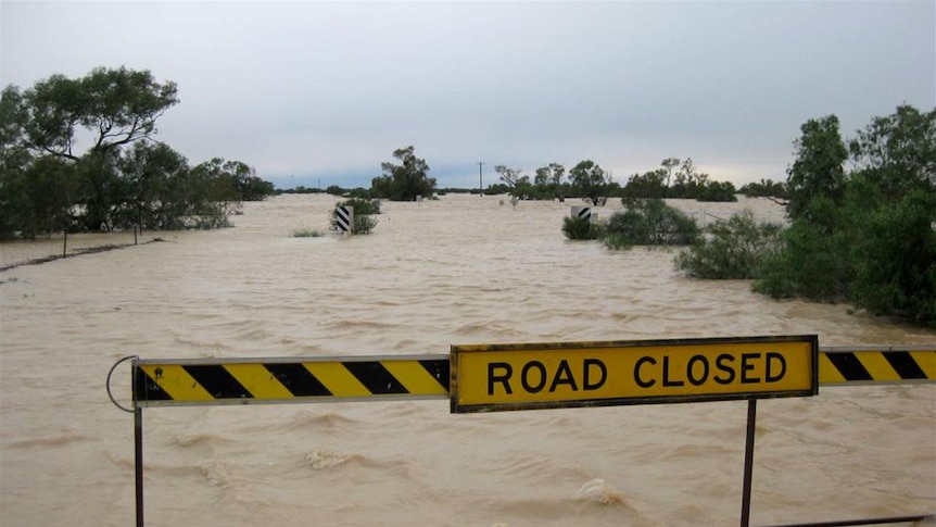 Floodwaters on the Birdsville Track earlier this year prevented southern tourists from visiting this part of outback.
