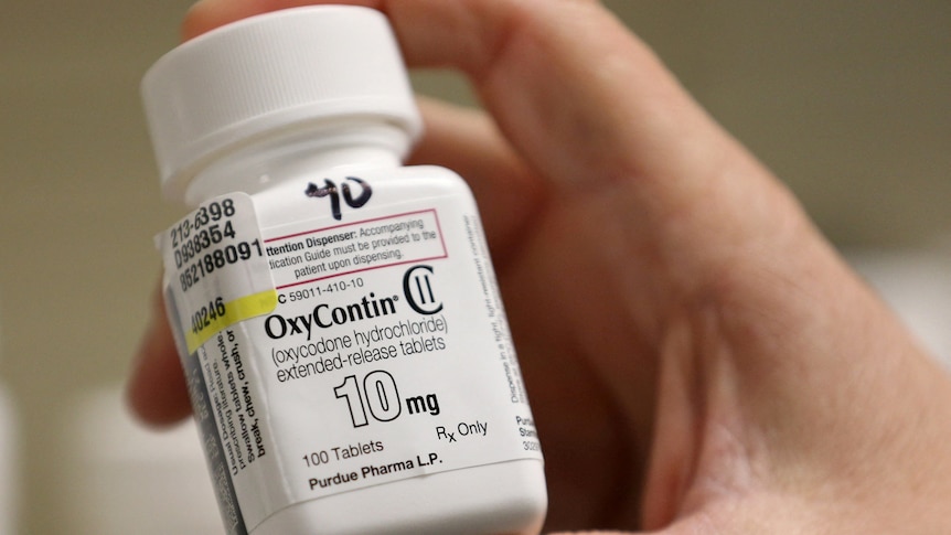 A bottle of OxyContin 