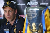 Alastair Clarkson and the AFL premiership cup