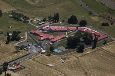 Aerial view of Ashley Detention Centre near Deloraine