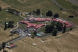 Aerial view of Ashley Detention Centre near Deloraine