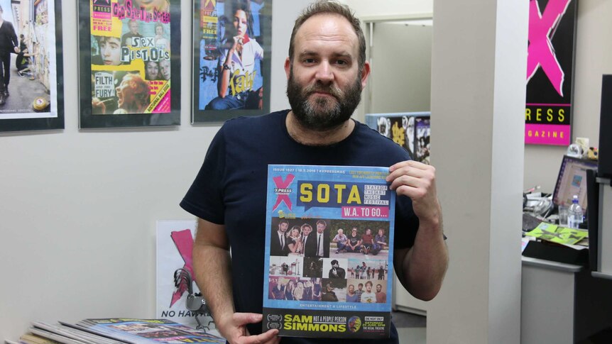 Managing editor of X-press Magazine Bob Gordon will miss getting ink on his hands as the music mag switches to online.