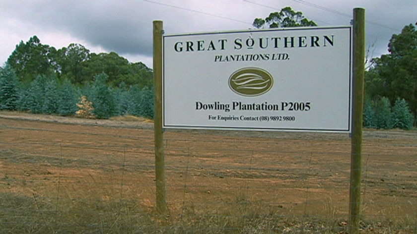 Great Southern Plantations sign