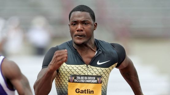 Sprinter Justin Gatlin