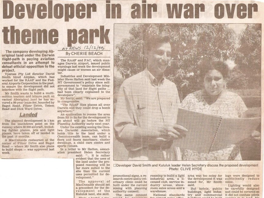 December 12 1993 newspaper cutting