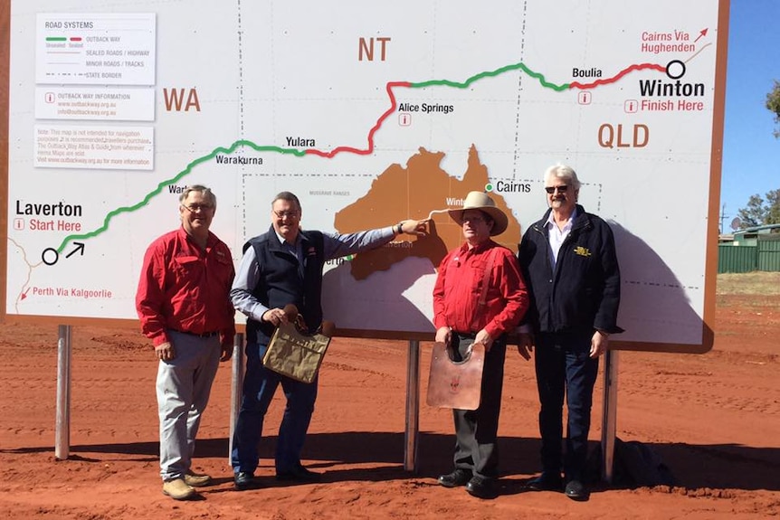 Mayors and Shire presidents from councils along the Outback Way met in Laverton last year.