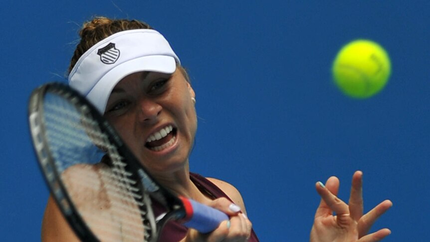 Eye on the prize: Vera Zvonareva lost two grand slam finals in 2010 and is looking to break her duck in Melbourne.