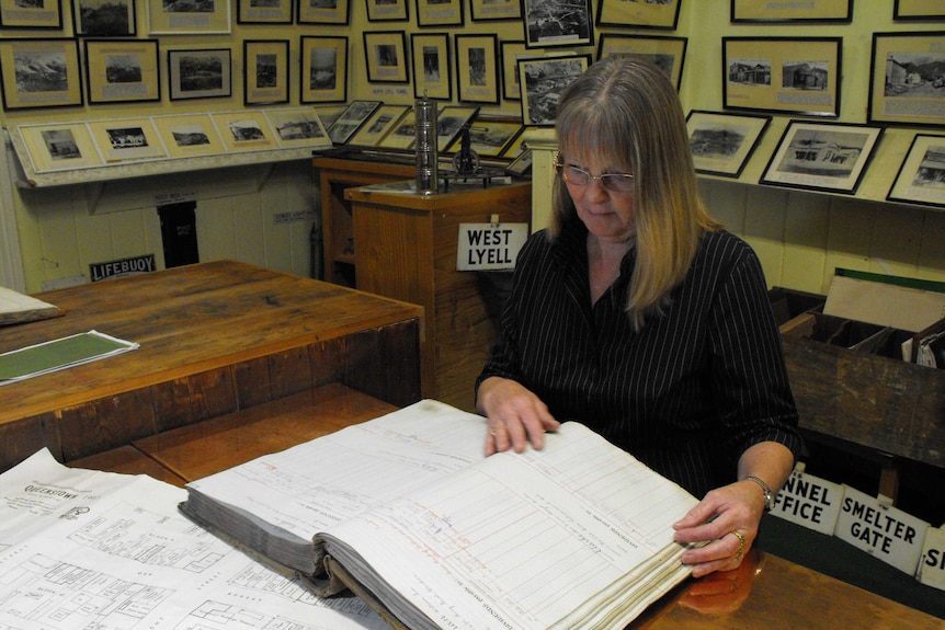 Dianne Powell at the Queenstown museum