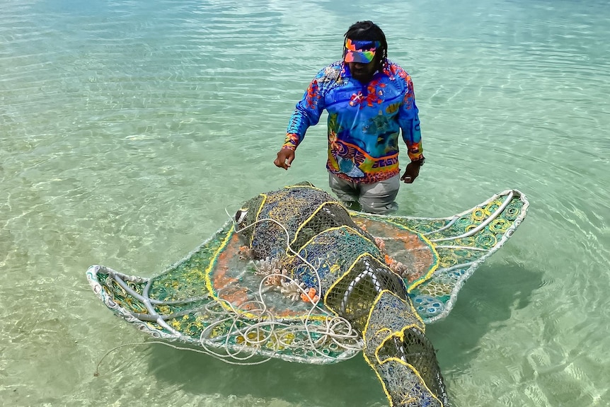 Far North Queensland collective gives new life to ghost nets with