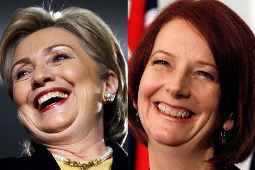 Hillary Clinton and Julia Gillard