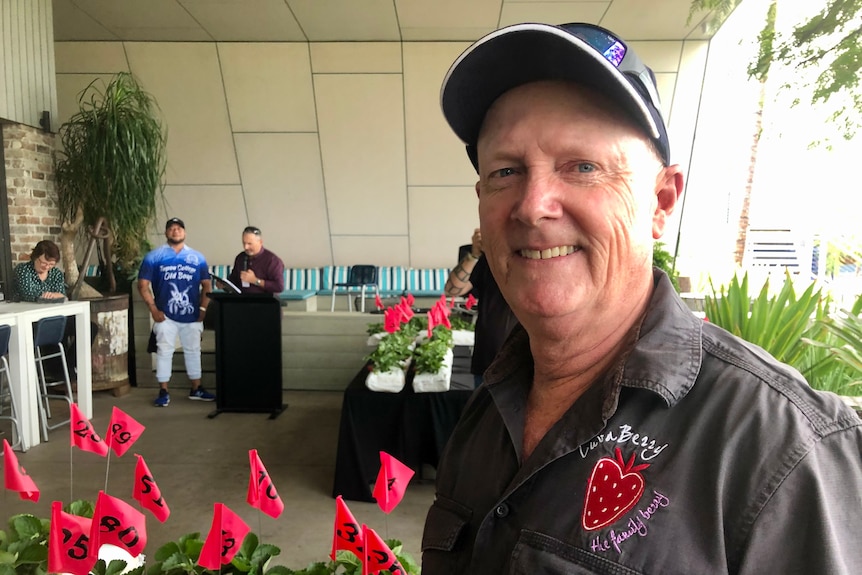Queensland Strawberry Growers Association president Adrian Schultz