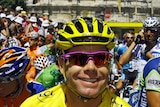 Cadel Evans all smiles on Tour