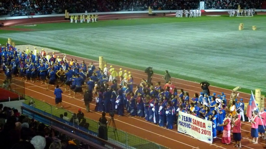 Team Samoa at the 2011 Pacific Games
