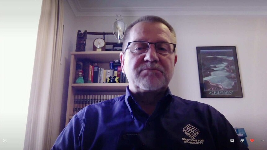MCU of Steve Csiszar, CEO at Med-con, wearing glasses and a dark blue work shirt