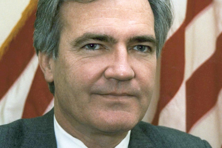 A portrait photo of Vince Foster.